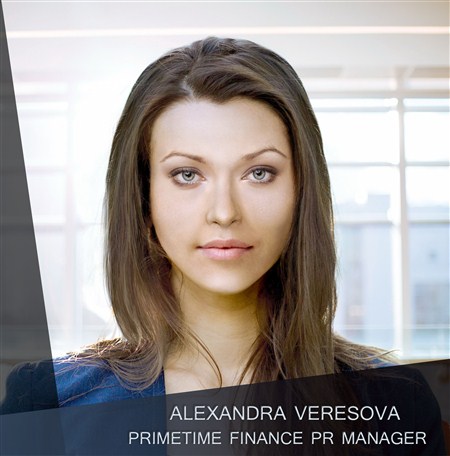 Менеджер крупной международной компании - брокера бинарных опционов PrimeTime Finance Александра Вересова