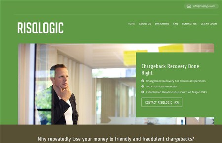 RisqLogic – помогает брокерам оспорить возврат платежа клиентом